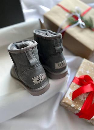 Трендові ugg mini grey lux 🩶🩶🩶 5