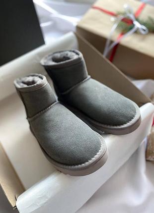 Трендові ugg mini grey lux 🩶🩶🩶 4
