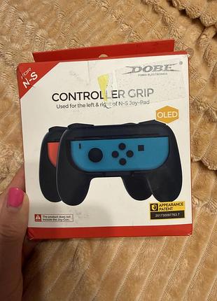 Комплект грипів dobe tns-851 для joy-con nintendo switch/oled