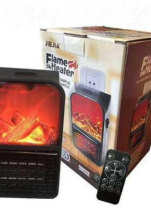 Обігрівач електричний flame heater 1000w з пультом