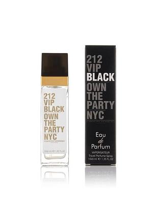 Carolina herrera 212 vip black - travel perfume 40ml