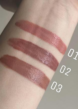 Блиск для губ eveline cosmetics choco glamour vinyl gloss lip liquid 02 deep cherry 2