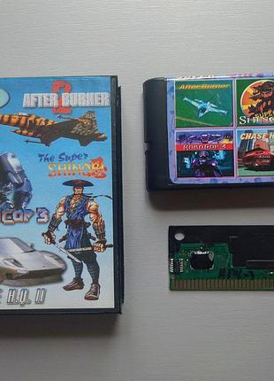 Robocop 3 картридж для sega mega drive 4 в 1 ідеальний стан, робочий
