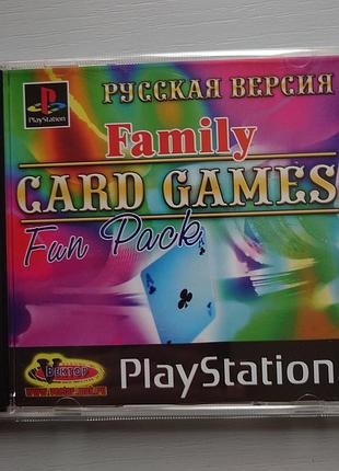 Family card games playstation 1, ps1 (стан нового , не був у використанні)