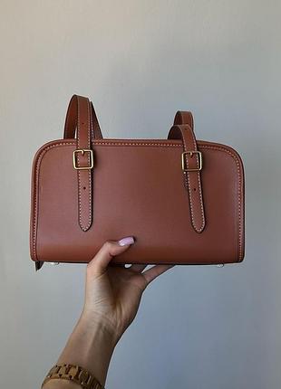 Сумка coach 1941 swing zip bag brown 6