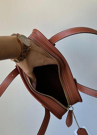 Сумка coach 1941 swing zip bag brown 9