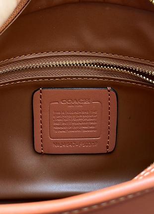 Сумка coach 1941 swing zip bag brown 10