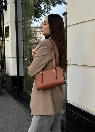 Сумка coach 1941 swing zip bag brown 5