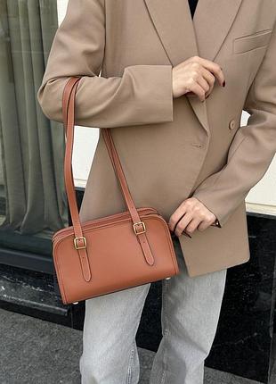 Сумка coach 1941 swing zip bag brown 4