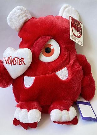 Яркая мягкая игрушка монстрик с сердцем keel toys monsterous love monster