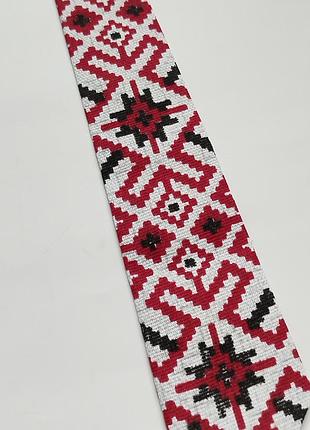 Мужской этно галстук вышиванка 3