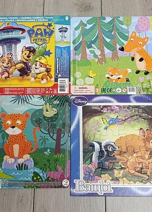 Пазли дитячі disney, щенячий патруль, класичні, картон