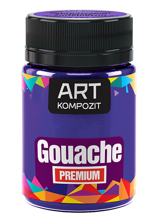 Гуашь художественная premium "art kompozit", 60 мл, ультрамарин синий