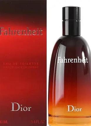 Мужская туалетная вода christian dior fahrenheit 100 мл