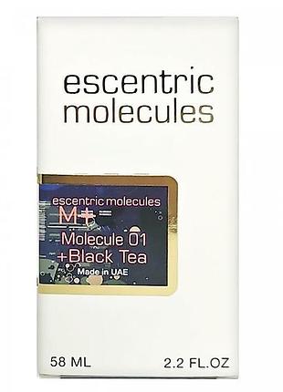 Ecentric molecule molecule 01 + black tea perfume newly унисекс 58 мл 5