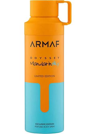 Armaf odyssey mandarin sky чоловічий парфумований дезодорант 200 мл