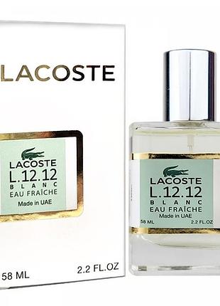 Lacoste l.12.12 blanc eau fraiche perfume newly мужской 58 мл