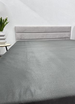 Простынь на резинке ecotton 160х200 см серый nid grey 24567