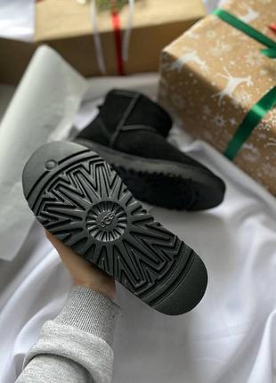 Трендові ugg mini black suede 🖤 2