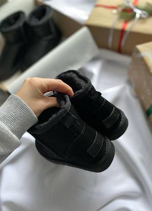 Трендові ugg mini black suede 🖤 4