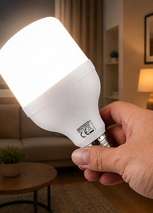 Led лампочка в патрон ay-915 / аккумуляторный фонарь 50w / лампа аварийного освещения