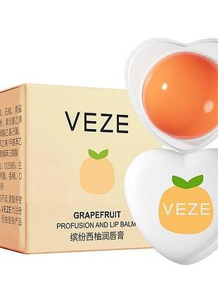 Фруктовый бальзам для губ грейпфрут veze grapefruit