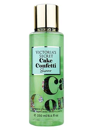 Парфумований спрей для тіла victorias secret cake confetti shimmer 250 мл