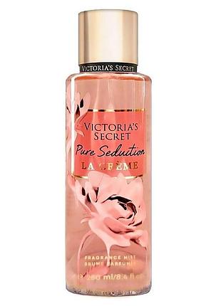 Парфюмированный спрей для тела victoria secret pure seduction la creme 250 мл