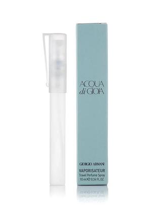 Жіночі парфуми спрей giorgio armani acqua di gioia 10 мл