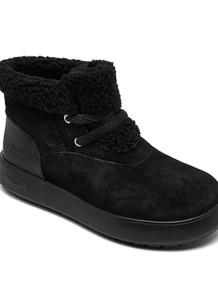 Чоботи жіночі skechers зимові чорні 23 см
