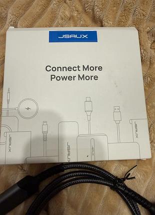 Кабель jsaux hdmi у нейлоновій оплетці, новий