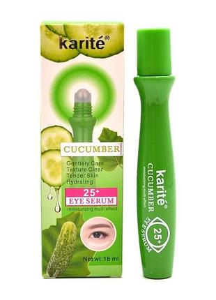 Сироватка-ролер для шкіри навколо очей cucumber eye serum 18 ml
