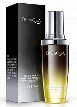 Масло для волос с лимонным цветком bioaqua wake up sleeping hair 01