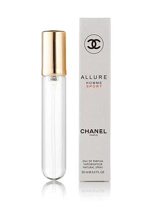 Мужской мини парфюм chanel allure homme sport 20 мл