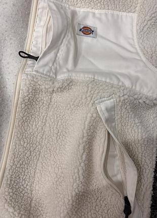 Куртка dickies шерпа молочна 4