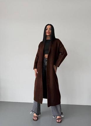 Стильний теплий кардиган оверсайз