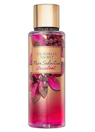 Парфюмированный спрей для тела victoria's secret pure seduction decadent 250 мл