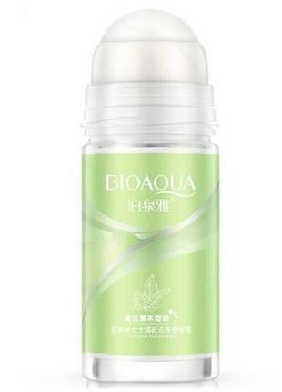 Шариковый дезодорант-антиперспирант bioaqua green 50мл