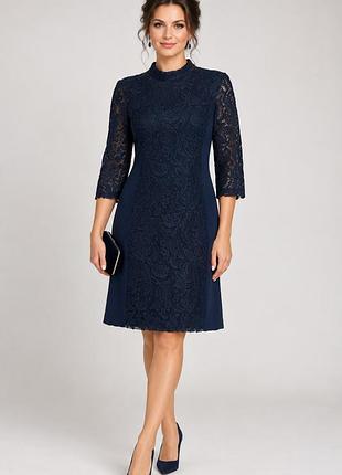 Ажурное кружевное нарядное вечернее платье h&m