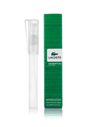 Мужской мини парфюм lacoste essential 10 мл