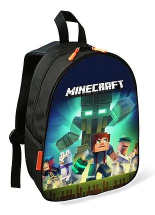 Рюкзак рюкзак minecraft детский школьный/городский 34х27х13 см для мальчика (02419)