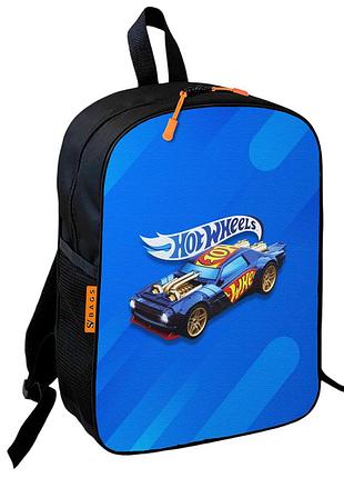 Рюкзак школьный детский хот вилс «hot wheels» 36х27 см для мальчика (00843)