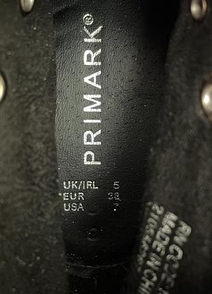 Черевики жіночі primark чорні 6