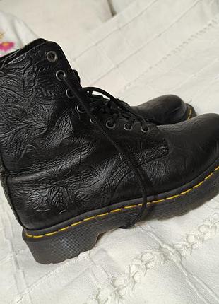 Кожаные ботинки dr. martens 1480 pascal emboss. 2