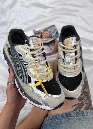 Asics gel nyc grey silver gore tex | термо 3