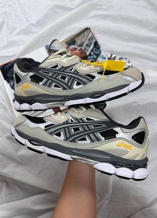 Asics gel nyc grey silver gore tex | термо 4