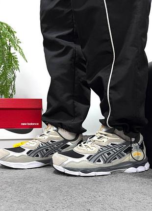 Asics gel nyc grey silver gore tex | термо 5