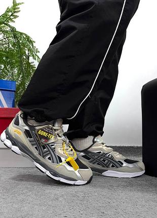 Asics gel nyc grey silver gore tex | термо 6