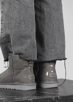 Жіночі ugg mini grey lacquer 4