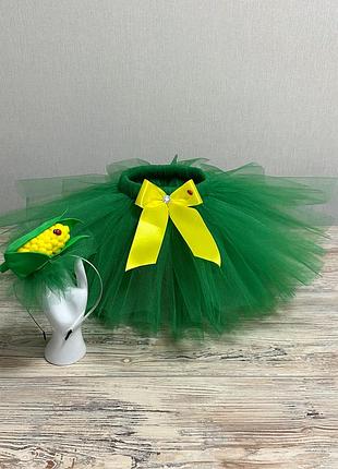Карнавальний костюм для дівчинки кукурудза,